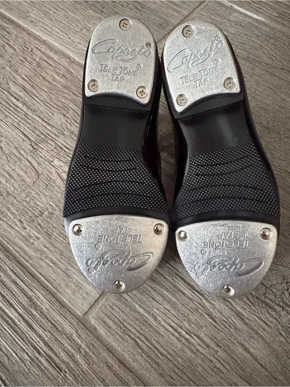 Capezio Black Patent Mary Jane Tap Shoes